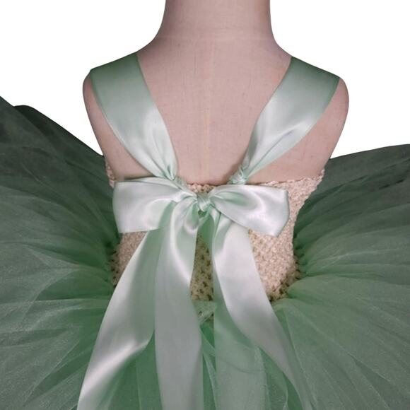 BLACK FRIDAY SALE - Tutu Dress & Headband Set, Lined, Green, Sz 18 Mos. - 3T NWT - Picture 10 of 16